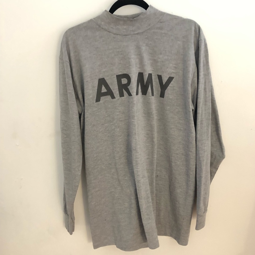 Long sleeve Army T-shirt dress